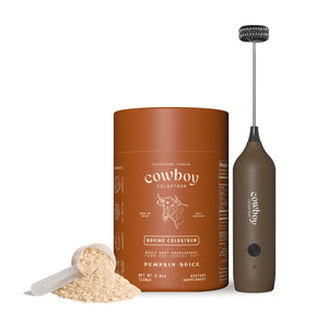 Nature's Gold Colostrum Bottle with frother