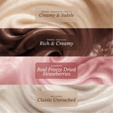 Vanilla, Chocolate, Strawberry + Unflavored Colostrum 4 Pack: Starter Kit