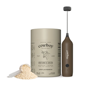 Nature's Gold Colostrum Bottle with frother